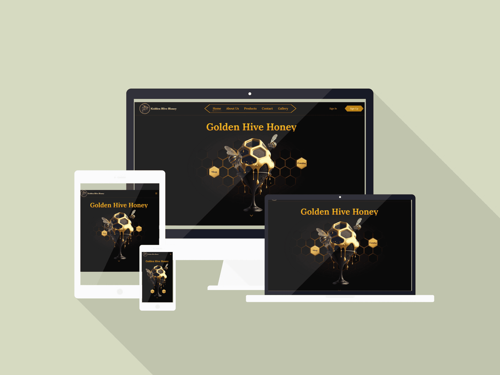 Screenshot of Honey project