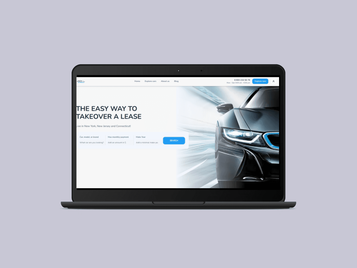 Screenshot of Avto Bazar project